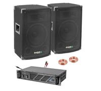 PACK SONO FITNESS 600W + AMPLI 480W + ENCEINTES 2X300W + CABLES PC HP… MINI PRIX MAXI PUISSANCE PA DJ LED SONO JEU DE LUMIERE SPORT