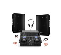 Pack Sono - GEMINI CDM-4000BT Bluetooth USB CD MP3 - Ampli AMP1000-MKII 2x800W - 2 Enceintes DISCO15B 700W - Pieds SS01B-MINI
