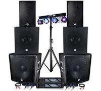 Pack Sono Music Teufeurs DJ Complet 5000W Bi-Amplification Bluetooth Subwoofers 18-15 Pouces Satellites 12 Pouces Câbles Inclus