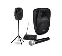 Ibiza Pack sono portable Enceinte amplifiée 150W BT 8 micros