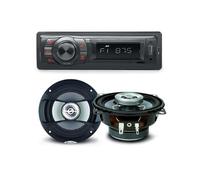 Pack sono voiture Auto Radio NewOne AR270 80 Watts + 2 haut parleurs 10cm 80W