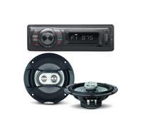 Pack sono voiture Auto Radio NewOne AR270 80 Watts + 2 haut parleurs 16,5cm 120W