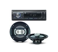 Pack sono voiture Auto Radio NewOne AR375BT 120 Watts + 2 haut parleurs 16,5cm 120W