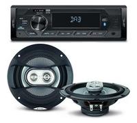 Pack sono voiture Auto Radio NewOne AR390DAB 80 Watts + 2 haut parleurs 16,5cm 120W G