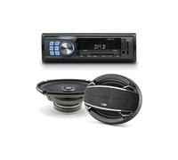 Cosse et kit Caliber Pack sono voiture Autoradio 199DAB + 2 haut parleurs ovales 6x9 180W