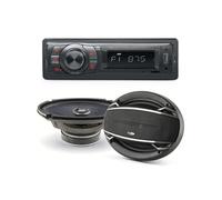 Pack sono voiture Autoradio AR270 USB + 2 haut parleurs ovales 6x9 Caliber 180W