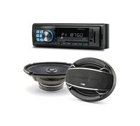 Connectique Audio / Vidéo Caliber Pack sono voiture Autoradio M-195BT + 2 haut parleurs ovales 6x9 180W