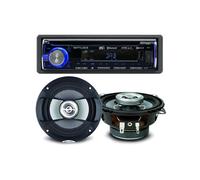 Pack sono voiture Autoradio Muse M-1229 DAB 160 Watts + 2 haut parleurs 10cm 80W