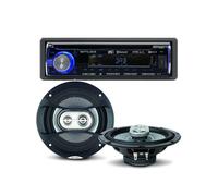 Pack sono voiture Autoradio Muse M-1229 DAB 160 Watts + 2 haut parleurs 16,5m 120W