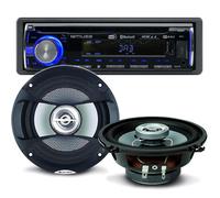 Pack sono voiture Autoradio Muse M-1229 DAB 160 Watts + 2 hauts parleurs 13cm 100W