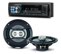 Gef-roy Pack Sono Voiture Autoradio Muse M-195 BT 160 Watts + 2 Haut parleurs 16,5m 120W