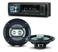 Pack Sono Voiture Autoradio Muse M-195 BT 160 Watts + 2 Haut parleurs 16,5m 120W