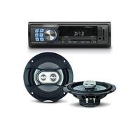 Pack sono voiture Autoradio Muse M-199 DAB 160 Watts + 2 haut parleurs 16,5m 120W