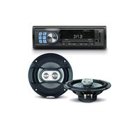Pack sono voiture Autoradio Muse M-199 DAB 160 Watts + 2 haut parleurs 16,5m 120W
