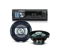 Pack sono voiture Autoradio Muse M-199 DAB 160 Watts + 2 hauts parleurs 13cm 100W