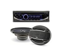 Autoradio Caliber Pack sono voiture Autoradio RCD123 4X75W + 2 haut parleurs ovales 6x9 180W