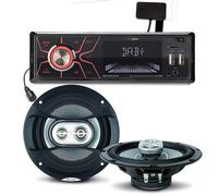 Amplificateur auto Caliber Pack sono voiture Autoradio RMD060DAB-BT 4X75W + 2 haut parleurs 16,5m 120W