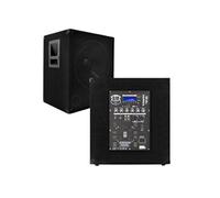 Pack sonorisation 2200W Enceintes Caisson Pieds USB Bluetooth BM SONIC BMS1512