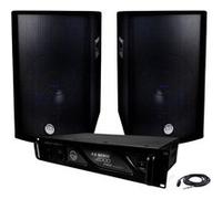 BM SONIC Pack sonorisation 2600W Ampli Mydj + Enceintes BMS-12 2x600W + câblages