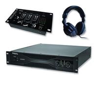 Pack sonorisation amplificateur 2000W SA2000 + Table de mixage 3 voies 5 entrées + Casque