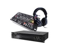 Pack sonorisation amplificateur 500W SA500 + Table de mixage 4 voies 7 entrées + Casque