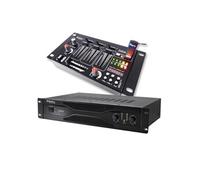 Pack sonorisation amplificateur 500W SA500 + Table de mixage 4 voies 7 entrées DJ21USBMKII