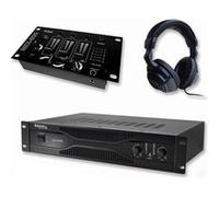 Pack sonorisation amplificateur 700W SA1000 + Table de mixage 3 voies 5 entrées + Casque