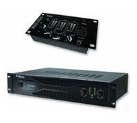 Pack sonorisation amplificateur 700W SA1000 + Table de mixage 3 voies 5 entrées MIX800 G