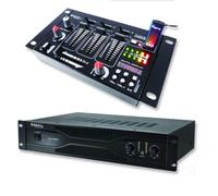 Pack sonorisation amplificateur 700W SA1000 + Table de mixage 4 voies 7 entrées
