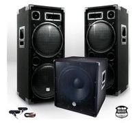 Pack Sonorisation BM SONIC BMX-18215 3200W Caisson bi-amplifié