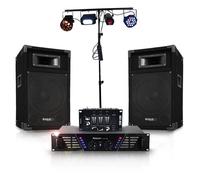 Pack sonorisation DISCO DJ300 et lumière à LEDs complet DJLIGHT90