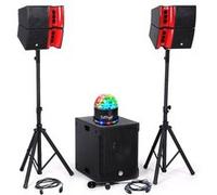 BM SONIC Pack sonorisation DJ complet BMS15-HORN 1200W Caisson 15" 700W Bluetooth/USB/SD