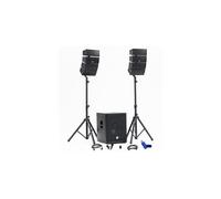 Pack Sonorisation DJ complet BM SONIC BMS-15-ARRAY-BT, 1200W, Caisson 38cm USB/Bluetooth, Supports Câbles+Clé USB 32G
