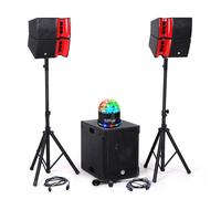 Pack Sonorisation DJ complet - BM SONIC - BMS15-HORN - 1200W - Caisson 15"" 700W - Bluetooth/USB/SD