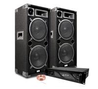 Pack Sonorisation IBIZA SOUND STAR 210 - DISCO BOX Amplificateur BM SONIC 2000W TOTAL - Bass-Reflex 2 Boomers 25cm - 3 voies