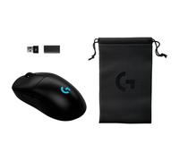 PACK SOURIS GAMING SANS FIL LOGITECH G PRO 2 LIGHTSPEED NOIR + DONGLE 8K + POCHETTE