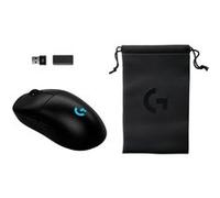 Pack Souris gaming sans fil Logitech G PRO 2 Lightspeed Noir + Dongle 8K + Pochette Noir A