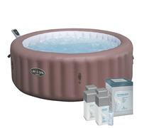 Pack Spa gonflable Bestway Hawaii Airjet 6 places + Kit Brome Bayrol