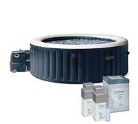 Pack Spa gonflable Intex Blue Navy 6 places + Kit Brome Bayrol