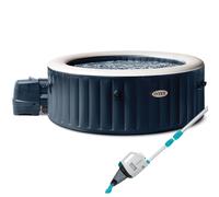 Pack Spa gonflable Intex PureSpa Blue Navy 4 places + Aspirateur Intex ZR100