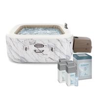 Pack Spa gonflable Intex PureSpa Calacatta 4 places + Kit Brome Bayrol