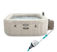 Pack Spa gonflable Intex PureSpa Chevron 6 places + Aspirateur Intex ZR100