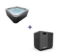 Pack spa rigide Celtic 3 + pompe à chaleur (3 à 5 places)
