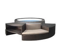 Pack spa semi-rigide NetSpa Vita Premium + mobiliers (4 à 6 places)