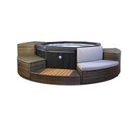 Pack spa semi rigide octogonal OCTOPUS + mobilier 8 Modules - NetSpa