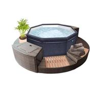 Spa octopus portable netspa 6 places avec mobilier - Netspa