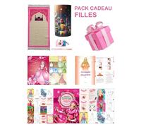 Pack Spécial fille musulmane (5 - 12 ans) : 3 livres + boite tirelire avec tapis et cadeau - Idée cadeau pour le Ramadan et l'Aid