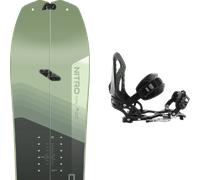 Pack splitboard." Nitro Doppleganger Black/khaki 26 + Fixations - Homme - Vert - taille 160 - modèle 2026