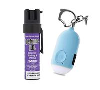 Pack Spray Anti AGRESSION Sabre 19 ML + Alarme PERSONNELLE 130 DÉCIBELS D’Urgence Anti-AGRESSION DÉFENSE (Bleue)