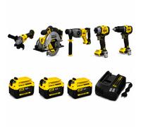 Pack STANLEY FATMAX V20 18V 5 Outils 3 Batteries 6Ah